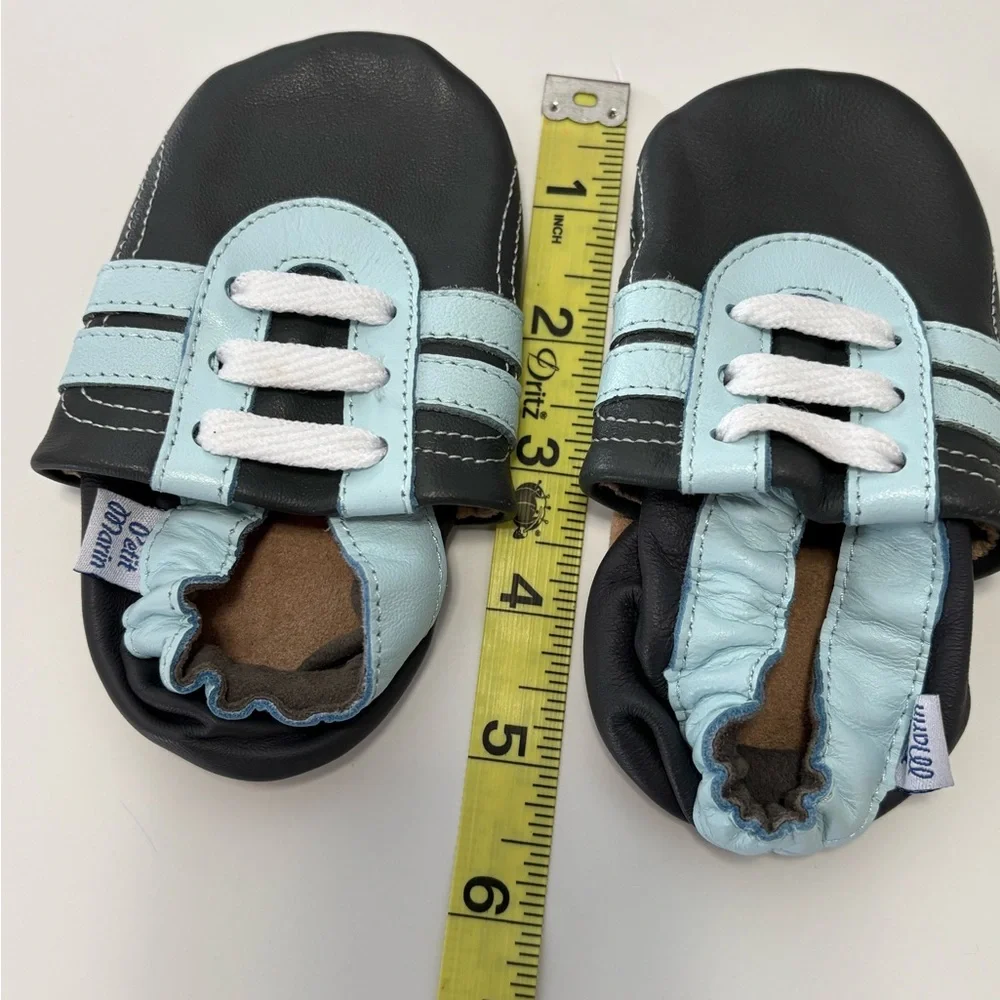 Petit Marin soft bottom sneakers toddler early walker 12-18m striped
